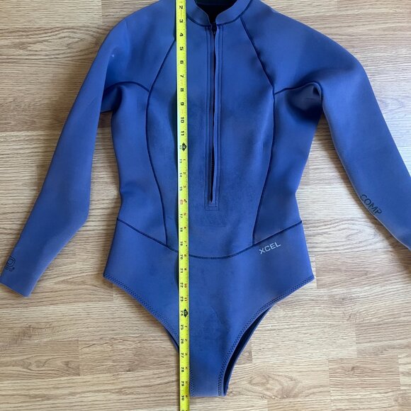 Xcel Women's Comp Long Sleeve Front Zip Spring Wetsuit 1MM Size 10 - Picture 7 of 9